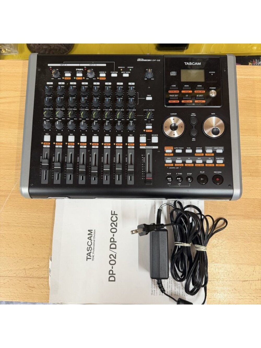 Tascam DP-02 Digital PortaStudio 8-Track Multitrack Recorder Parts Or Repair